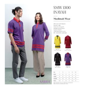 SARRA - SMW1300 INAYAH MUSLIMAH / 1300M IYADH  MUSLIMIN WEAR