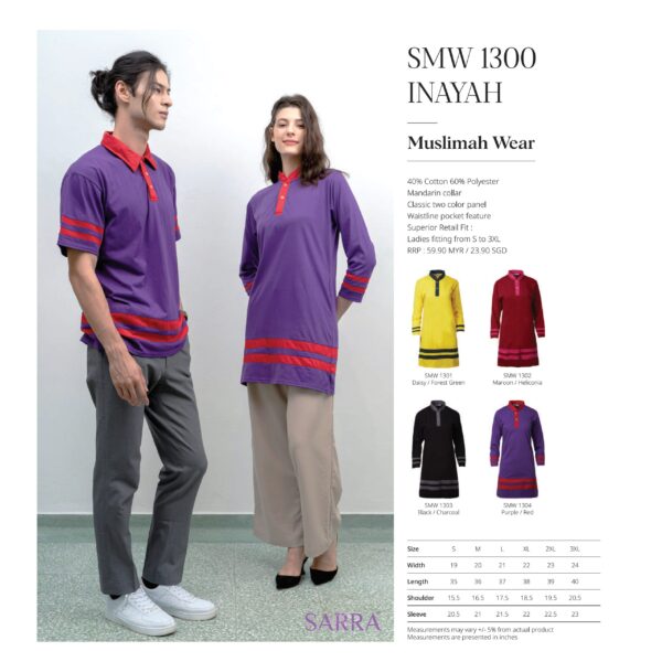 SARRA - SMW1300 INAYAH MUSLIMAH / 1300M IYADH  MUSLIMIN WEAR