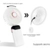 AD RF 657 PORTABLE RECHARGEABLE MINI FAN