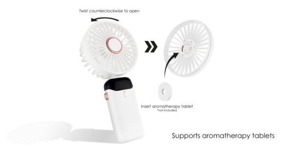 AD RF 657 PORTABLE RECHARGEABLE MINI FAN