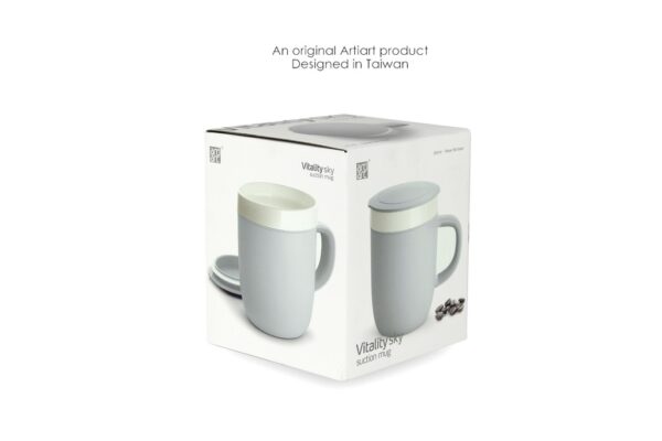 IH - ARTIART VITALITY SKY - CERAMIC SUCTION MUG