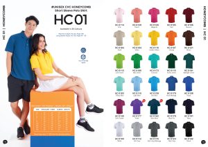 OREN - HC 01 UNISEX CVC HONEYCOMB SHORT SLEEVE POLO SHIRT (220-230GSM)