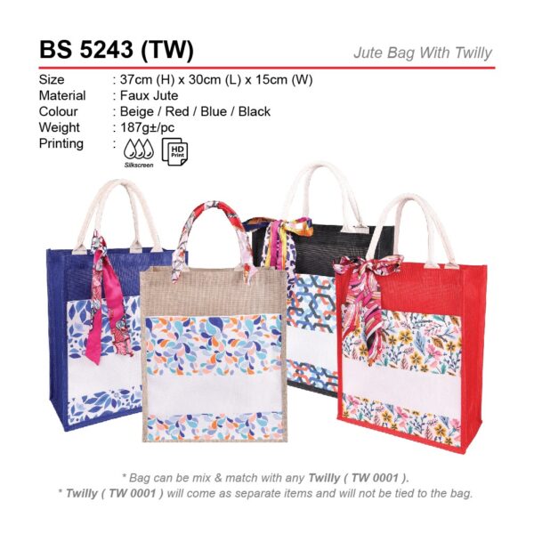 20241121140338BS 5243 (TW)-01 AD BS 5243 (TW) JUTE BAG WITH TWILLY