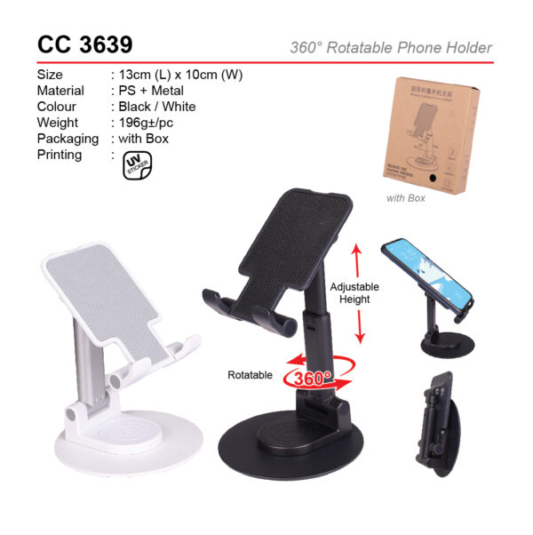 AD CC 3639 360° ROTATABLE PHONE HOLDER