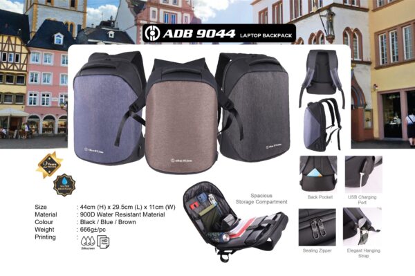 AD ADB 9044 LAPTOP BACKPACK