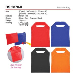 AD BS 2870-II FOLDABLE BAG