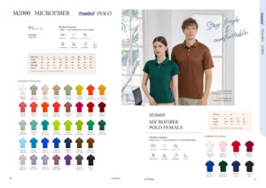 LE'FONSE - M2000 / M2000F MICROFIBER  POLO (160GSM)