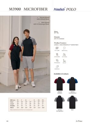 LE'FONSE - M3900 MICROFIBER POLO (160GSM)