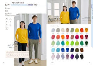 LE'FONSE RM07 MICROFIBER ROUND NECK L LONG-SLEEVED TEE (160GSM)