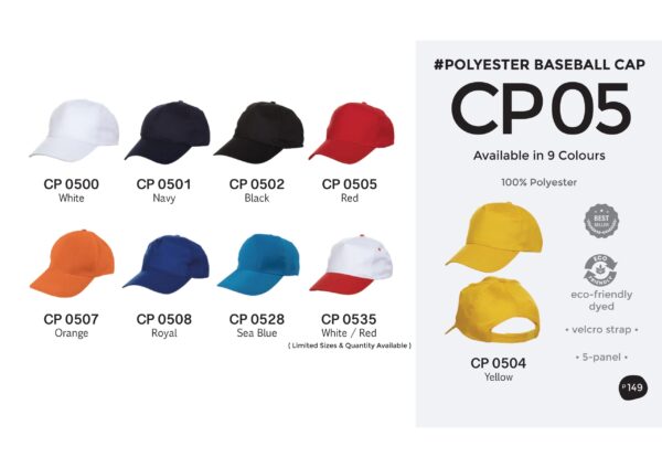 CP05 (2025) OREN - CP 05 POLYESTER BASEBALL CAP