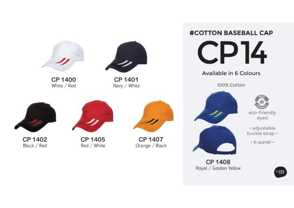 CP14 (2025) OREN - CP 14 COTTON BASEBALL CAP