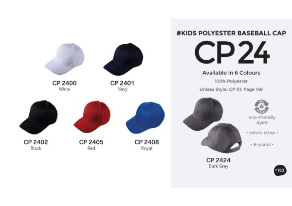 OREN - CP 24 KID COTTON BASEBALL CAP