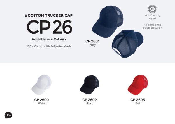 CP26 (2025) OREN - CP 26 COTTON TRUCKER CAP