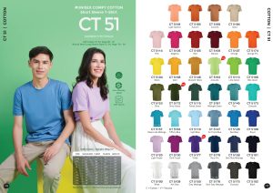 OREN - CT51 UNISEX COMFY COTTON SHORT SLEEVE T-SHIRT (160GSM)