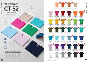 OREN - CT52 KID COMFY COTTON SHORT SLEEVE T-SHIRT (160GSM)