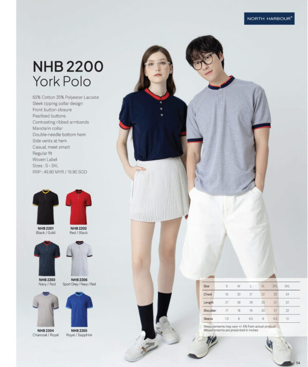 NORTH HARBOUR - NHB2200 GEORGIA POLO