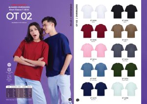 OREN - OT 02 UNISEX OVERSIZED SHORT SLEEVE T-SHIRT (260GSM) NEW