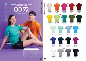 OREN - QD 72 UNISEX MICROFIBER MINI EYELET T-SHIRT (150GSM)