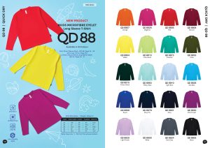 OREN - QD 88 KID MICROFIBER EYELET LONG SLEEVE T-SHIRT 160GSM