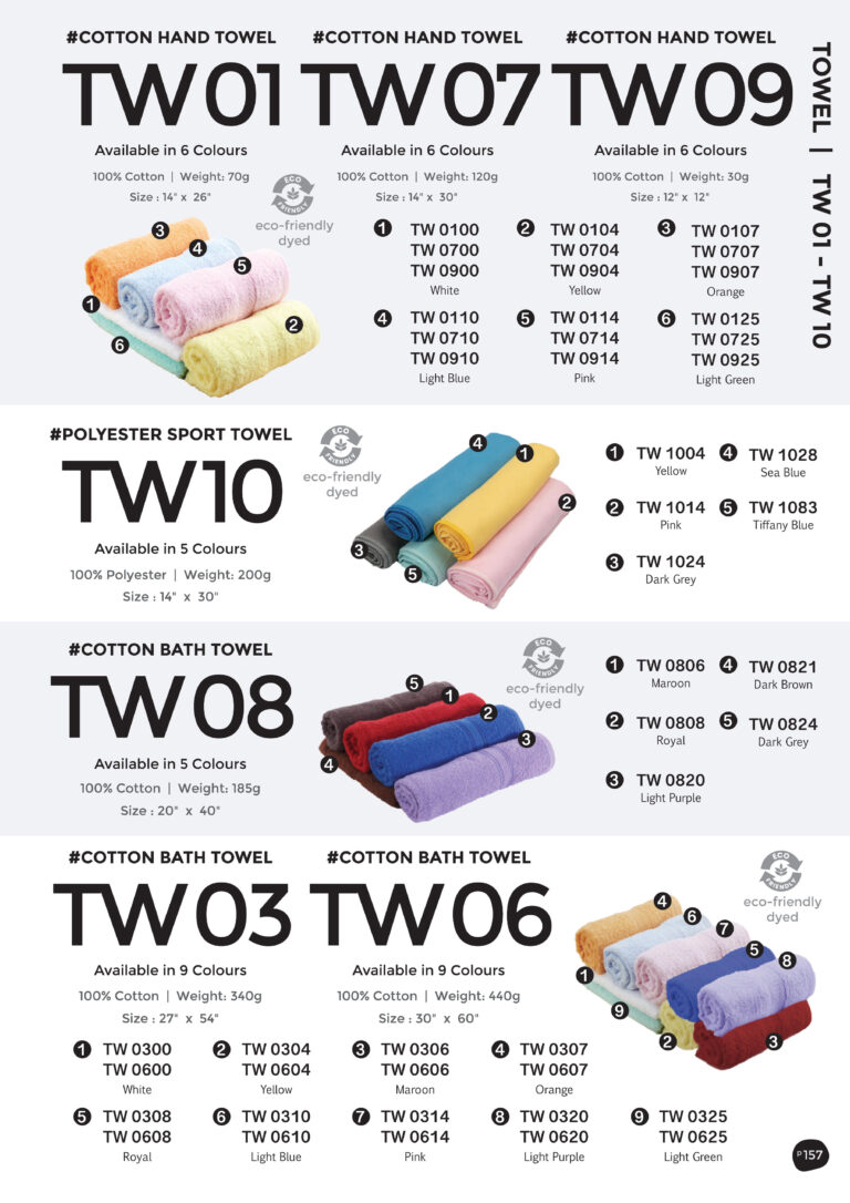 OREN - TW 01 - TW 10 TOWEL