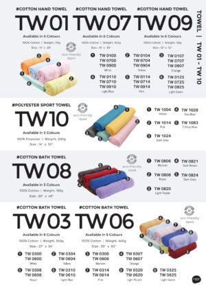 OREN - TW 01 - TW 10 TOWEL