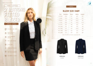 ULTIFRESH - CBM25 2 BUTTONS FITTED BLAZER