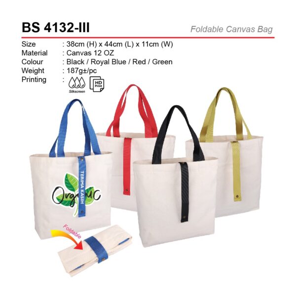 AD BS 4132-III Foldable Canvas Bag