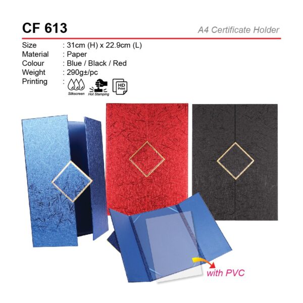 AD CF 613 A4 Certificate Holder