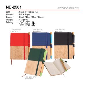 AD NB-2501 Notebook with Pen