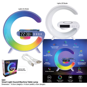 M Smart Light Sound Machine Table Lamp