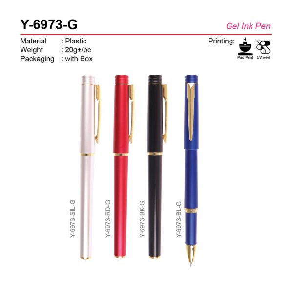AD Y-6973-G Gel Ink Pen