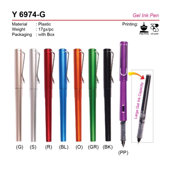 AD Y 6974-G Gel Ink Pen